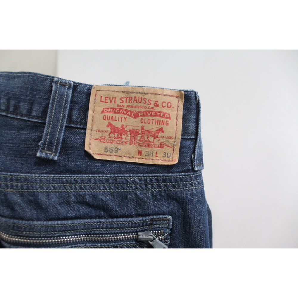 Levi's Men Blue 569 Men Denim Casual Straight Size 38X30 - Picture 2 of 9
